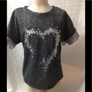 Girl's NWOT size 5 MATERIAL GIRL embellished shirt